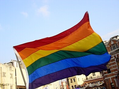 Flying_rainbow_flag_at_Taiwan_Pride_20041106